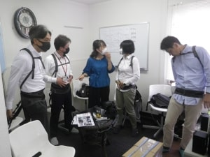 アシストスーツの体験会